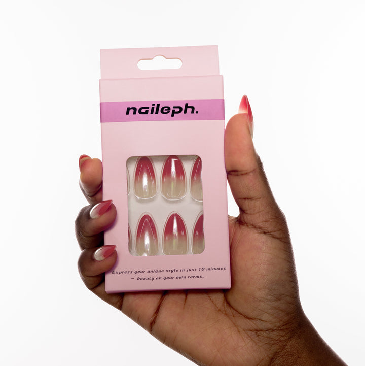 Scarlet Veil Press-On Nails